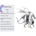 Pikkukuva 3 / 5: 3D Metalliset Mallit, Mekaaninen Tulihengittävä Lohikäärme 3D Metallipalapeli Charizard