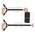 Miniatyrbillede 5 af 5: 2 stk. Justerbare Elastiske Suspender Gripper Holder Stropper Klip Til Seng Sengetøj Madrasovertræk Sofa C