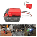 Pikkukuva 1 / 5: Akkuadapteri Milwaukee M18 Xc 18v - Dock Power 2 johdon lähtö DIY