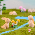 Miniatyrbilde 2 av 5: Mini påskehare - Påskedekorasjon - Mikrolandskap - Ta