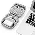 Miniatyrbilde 3 av 5: Bærbar øretelefonoppbevaringsveske Hard skall Digital gadgetveske Eva Bluetooth-veske Datakabel Mac-lader U-disk Beskyttende deksel