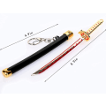 Miniatyrbild 2 av 5: Demon Slayer Svärd Mini Katana Nyckelringar Anime Figur Tanjiro För Män Kimetsu No Yaiba Zenitsu Nyckelkedja Cosplay Hänge