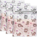 Miniatyrbillede 1 af 5: Mesh Vasketøj til Delikate, 3 Stk Fine Mesh Vaskepose til Lingeri, BH, Und 3 pieces of medium size 40*50