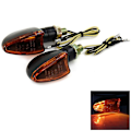 Miniatyrbilde 1 av 5: 12v Motorsykkel Blinklys Indikatorlys Universal Front Back Blinkende Halogenlys Blinklys Blinklys Sykkellys For Honda Suzuk
