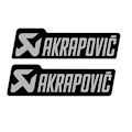 Pikkukuva 1 / 2: Epoksi-moottoripyörän tarrat Akrapovic-logolle, vedenpitävät tarra-lisävarusteet