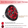 Miniatyrbillede 2 af 5: Rødt Lys Terapi Lampe, Wolezek 36w 18 Led Infrarød Lys Terapi Enhed, 660nm Rød Og 850nm Nær Infrarød Combo Rød Lys Pære