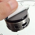 Miniatyrbillede 5 af 5: Termometer Temperatur Gennemsigtig Klar Udendørs Vindue Termometer Ur Vejr Værktøj