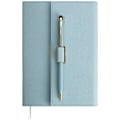 Miniatyrbillede 1 af 5: Journal Journal Premium Tykt Papir Kunstlæder Skrivebøger med Pen Loop blue gray