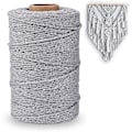 Miniatyrbild 1 av 5: Macrame Bomullsgarn 3mm X 200m Macrame Rep Macrame Snöre Bomullsrep.för Dröm