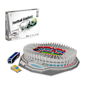 Miniatyrbillede 1 af 5: 3D-puslesæt Fodboldklub  Steder DIY-modelpuslespil Legetøj Papirbygning Stadion Fodbold Fodbold  Spil Gaver