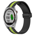 Miniatyrbillede 1 af 5: Silikoneurrem til Garmin Approach S40 Black Lime Green