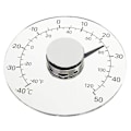Miniatyrbild 1 av 5: Termometer Temperatur Transparent Klar Utomhus Fönster Termometer Klocka Väderverktyg