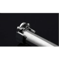 Miniatyrbilde 3 av 5: Hengende skinnebraketter Rund klesskaprør Sink legering U-formet gardinstang (25mm)