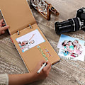 Miniatyrbillede 4 af 5: Vores Eventyr Bog Scrapbog Fotoalbum Diy Memory Scrapbog Hard Cover