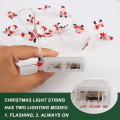 Miniatyrbillede 3 af 5: Batteridrevne Fe-lys, 2m 20 Led Jule-lys, Soveværelse Fe-lys, 2 Tilstande (varm Hvid)