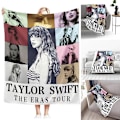 Miniatyrbild 1 av 5: Taylor Swift The Eras Tour filt - Mjuk och varm för sovrum, soffa, festdekorationer[DB] 70*100
