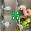 Miniatyrbilde 5 av 5: Sikkerhet for barn i vinduer, Baby Cupboard Block, 8 stk Baby Safety Drawer Block, Cupboard Blocks and Latches, Child Safety, Baby Door Protection for Drawer, D