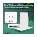 Miniatyrbild 5 av 5: 5v 9v 12v 24v Avbrottsfri strömförsörjning Mini Ups Poe 11000mah Batteribackup för Wifi Router Cct