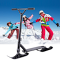 Miniatyrbilde 2 av 4: Skisled for barn, elektrisk scooter, høy kvalitet slitesterkt PE-materiale, enkel å installere og kompatibel, kun to sleder