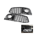 Miniatyrbilde 4 av 5: Honeycomb Mesh Tåkelys Deksel Trim Ramme Tåkelys Grill For A4 B8 Rs4 2009-2012 Blank Svart 8kd807682