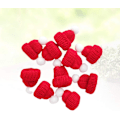 Miniatyrbillede 3 af 3: 10 stk. Miniature strikkede hatte Slikkepind hatte Slikkepind Toppers Re