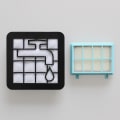 Miniatyrbillede 4 af 5: Hepa-filtre til Power Pro Compact Fc9331/09 Fc9332/09 Fc8010/01 Støvsuger Dele Skumfilter