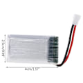 Pikkukuva 2 / 5: 3.7v 800mah Lipo-akku, 802540 Litiumioniakku Syma X5c X5c-1 X5 X5sc X5sw M68 K60 Hq-905 Cx30 Rc-lennokkeihin