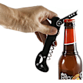 Miniatyrbild 4 av 5: Vinflaskkorköppnare Boomerang Vinflasköppnare Rostfritt Stål Metall Korkdragare Foliebrytare 3 i 1 Vinflasköppnare för Servitörer Öl