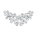 Miniatyrbillede 1 af 3: 1 par elegante design rhinestone sko klips brud bryllup fest krystal