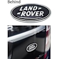 Pikkukuva 4 / 4: 2 kpl sopii Land Rover -merkin etusäleikköön, takaluukun ovaaliin merkkiin, tarra, sopii Land Rover Range Rover -merkin nimikilpeen (musta)