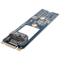 Miniatyrbillede 5 af 5: M2 SATA Adapter Konverterkort B-M KEY M.2 NGFF SATA SSD til 7Pin Adapterkort Understøtter 2242 2260 2280 Hovedkort