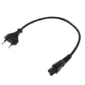 Strømadapterkabel EU 2-pin hann til IEC 320 C5 Micky for bærbar strømforsyning 3