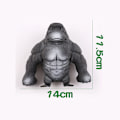 Miniatyrbillede 1 af 4: Gorilla Elastisk Svamp Blød Abe Gorilla Dekompression Legetøj Udluftningsdukke 250g black orangutan