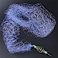 Miniatyrbilde 2 av 5: Fôrkaster for fiskefelle Fiskenettfelle Mesh Lysende Perle Netting Sjøfiskenett Takle Design Kobber