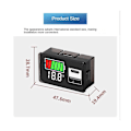 Miniatyrbilde 5 av 5: Batteriladningsnivåindikator Litiumbatterikapasitetsmåler Testdisplay Led Tester Voltmeter, Us