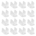 100 stk LED-lysstrimler klips neonlampe monteringsklips LED-lys plastklips