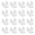 Miniatyrbilde 1 av 2: 100 stk LED-lysstrimler klips neonlampe monteringsklips LED-lys plastklips