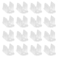 Miniatyrbillede 1 af 2: 100 stk. LED-lysstrimler Klips Neonlampe Monteringsklips LED-lys Plastklips