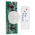 Miniatyrbillede 1 af 5: Fjernbetjening Solkredsløbskort Menneskekropsinduktion 3.2v/3.7v Gadelampe Controller Modul