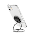 Pikkukuva 4 / 4: Taitettava matkapuhelimen pidike rengassolki Retractable Desktop Matkapuhelimen pidike Auto magneettinen metalli Matkapuhelimen pidike Rectangle Silver