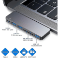 Pikkukuva 4 / 5: Usb C -keskitinsovitin Macbook Pro/air 2020 2019 2018 - 6-in-1 Usb-c -lisävarusteet yhteensopivia Macbo