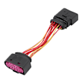 Miniatyrbilde 5 av 5: Bil HID Xenon Hovedlykt 10 Til 14 Pin Kontakt Adapter For 1j0973835 1j0973737 Bil Tilbehør (haoyi