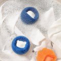 Miniatyrbild 2 av 5: Tvätthållare för hårfångare Återanvändbar Hårförstörare Anti-lindning Tvättboll Torkboll För Kläder Husdjurs Hår (3 st, Blå, Orange)