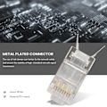 Pikkukuva 5 / 5: Rj45-liitin Cat7 8p8c modulaarinen Ethernet-kaapelipääliitin verkkoon Rj 45 Cat7 puristusliitin