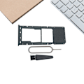 Miniatyrbilde 5 av 5: SIM-holder-spor for Galaxy A20 SM-A205U SIM-kortspor-kontakt