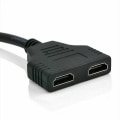 Miniatyrbillede 2 af 4: Hdmi-port han til hun 1 ind 2 ud splitter kabel adapter konverter 1080p