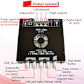 Miniatyrbillede 4 af 5: 2.1-kanals Tda7498e Bluetooth Digital Forstärkarmodul Hög Och Låg Ton Subwoofer,160wx2+220w Amp