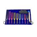 Miniatyrbillede 1 af 5: 9 stk. Solfeggio Tuninggafler af Legering, Terapi Tuninggafler, Terapi