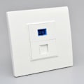 Miniatyrbilde 2 av 5: SC Fiberoptisk Grensesnitt, Vegguttak, RJ45 Nettverkskontaktpanel, Connecto1-type