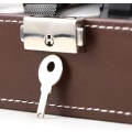 Miniatyrbilde 2 av 3: Urboks i lær for 6 klokker, luksuriøs utstillingsboks, arrangør, displayboks